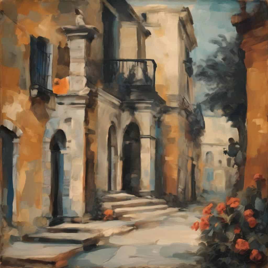 Παλιό ιστορικό κτίριο με μοντέρνα τεχνη και σημαντικοί δημιουργοί, σύγχρονη τέχνη και αρχιτεκτονική.